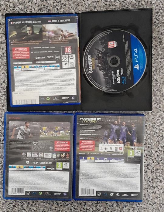 Conjunto de 4 jogos Playstation 4