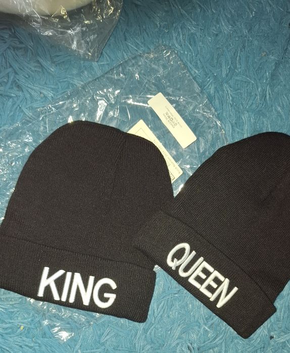 Czapki king & Queen