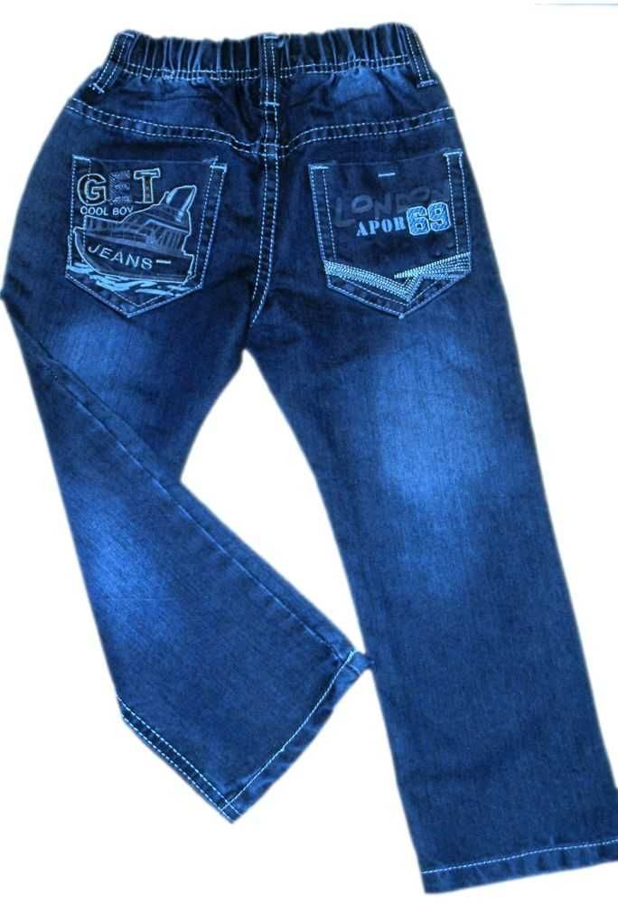 Spodnie jeans ze Statkiem 98/104(4)