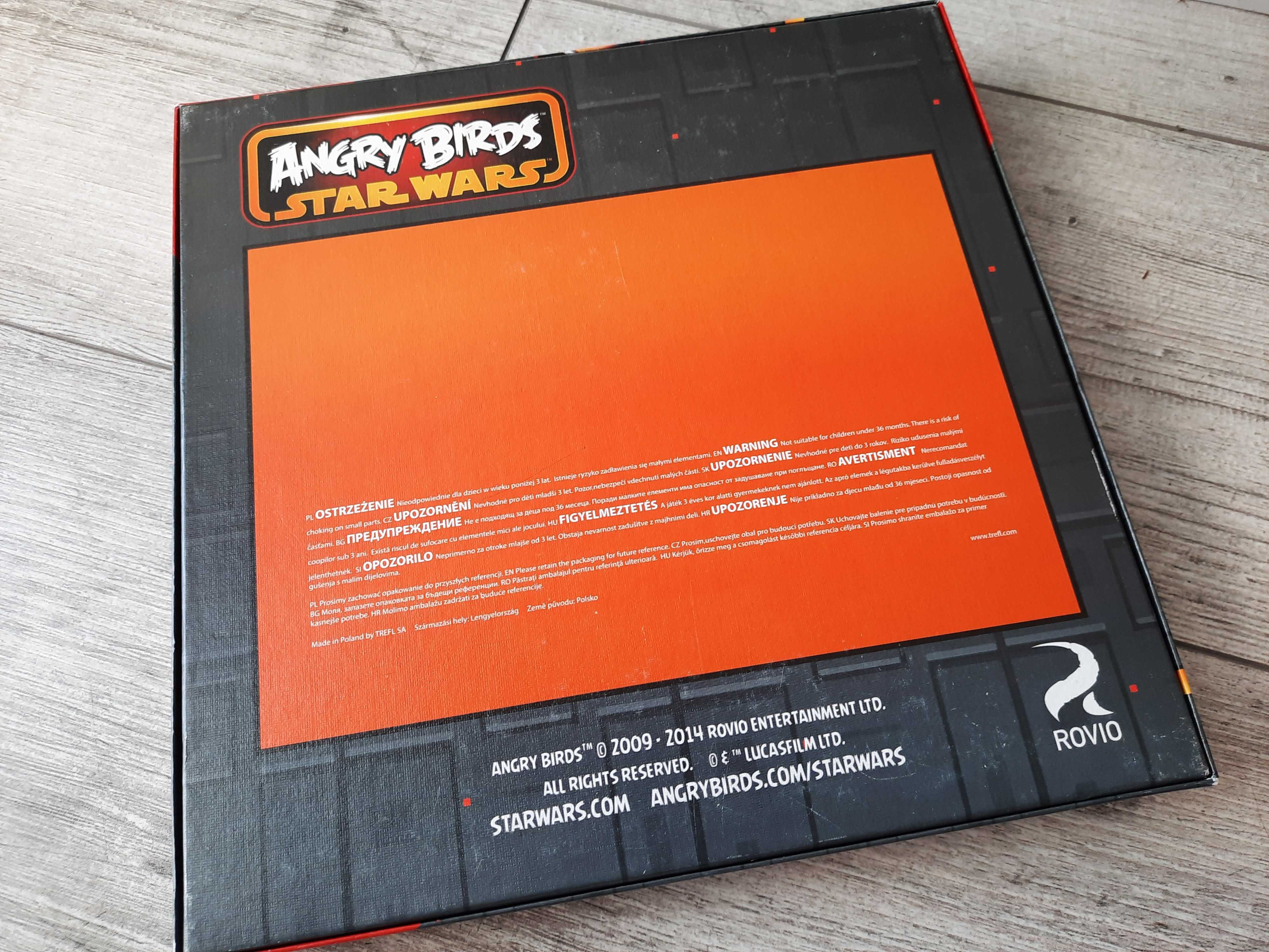 Sprzedam Puzzle Trefl Angry Birds Star Wars 2 obrazki po 90 elementów