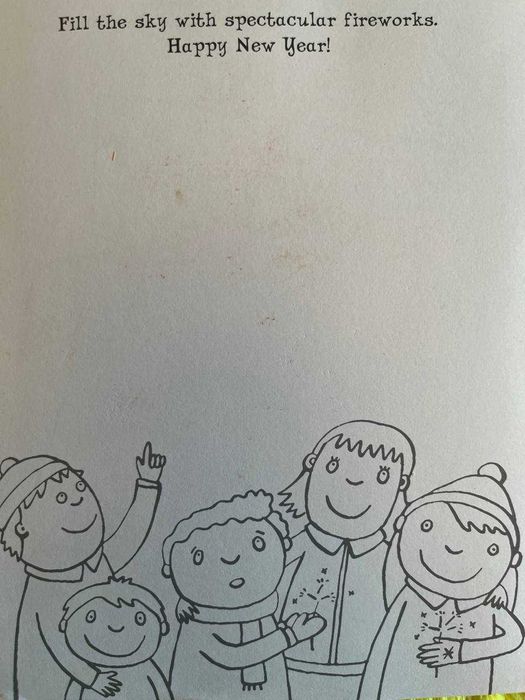 РІздвяна новорічна розмальовка книга на 160 стр.,тверда обкладинка