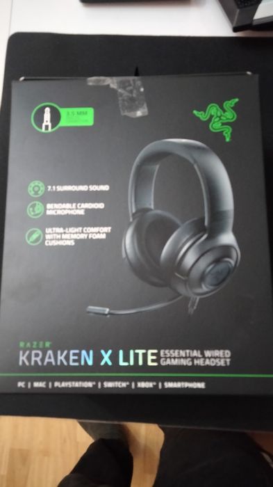 Навушники повнорозмірні razer Kraken X lite