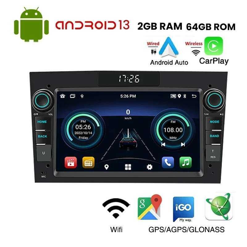 Radio Nawigacja 2DIN OPEL Vivaro Meriva Astra Vectra Antara Android 13