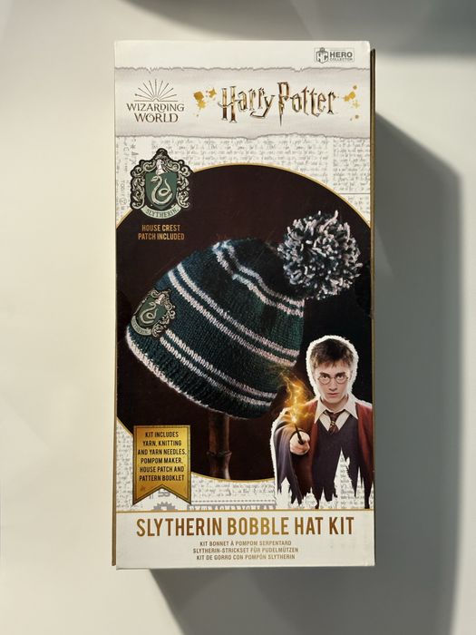 Kit Gorro Malha Harry Potter Slytherin