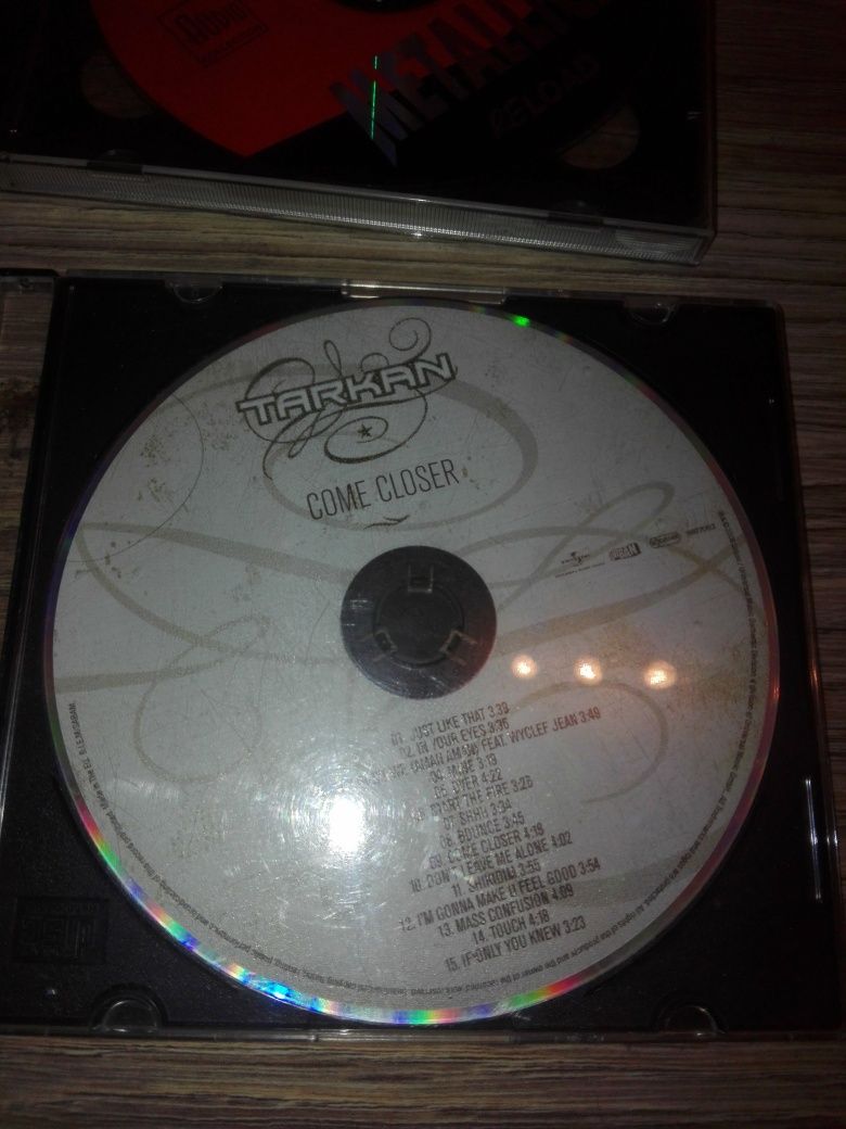 Płyty cd U2 Janet Jackson Metallica Tarkan klasyczna filmowa sax.