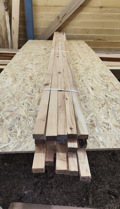 Kantówka, listewka modrzew 3,5x2x250 cm