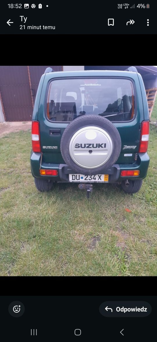 Sprzedam Suzuki Jimny