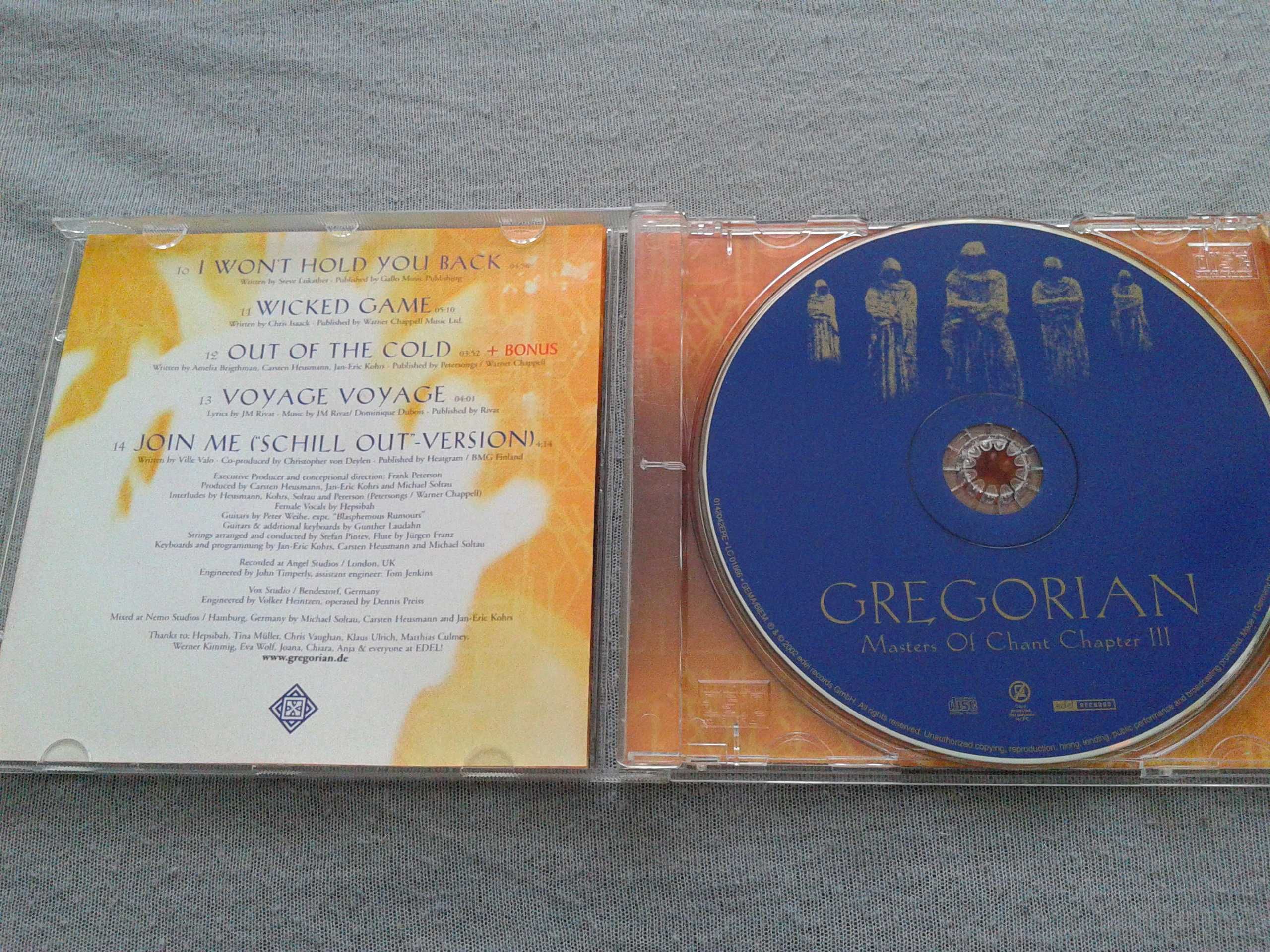 Gregorian – Masters Of Chant Chapter III  CD