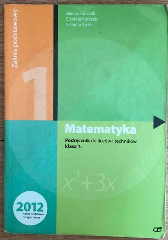 Podręcznik do matematyki cz.1 poziom podstawowy wydawnictwo Pazdro