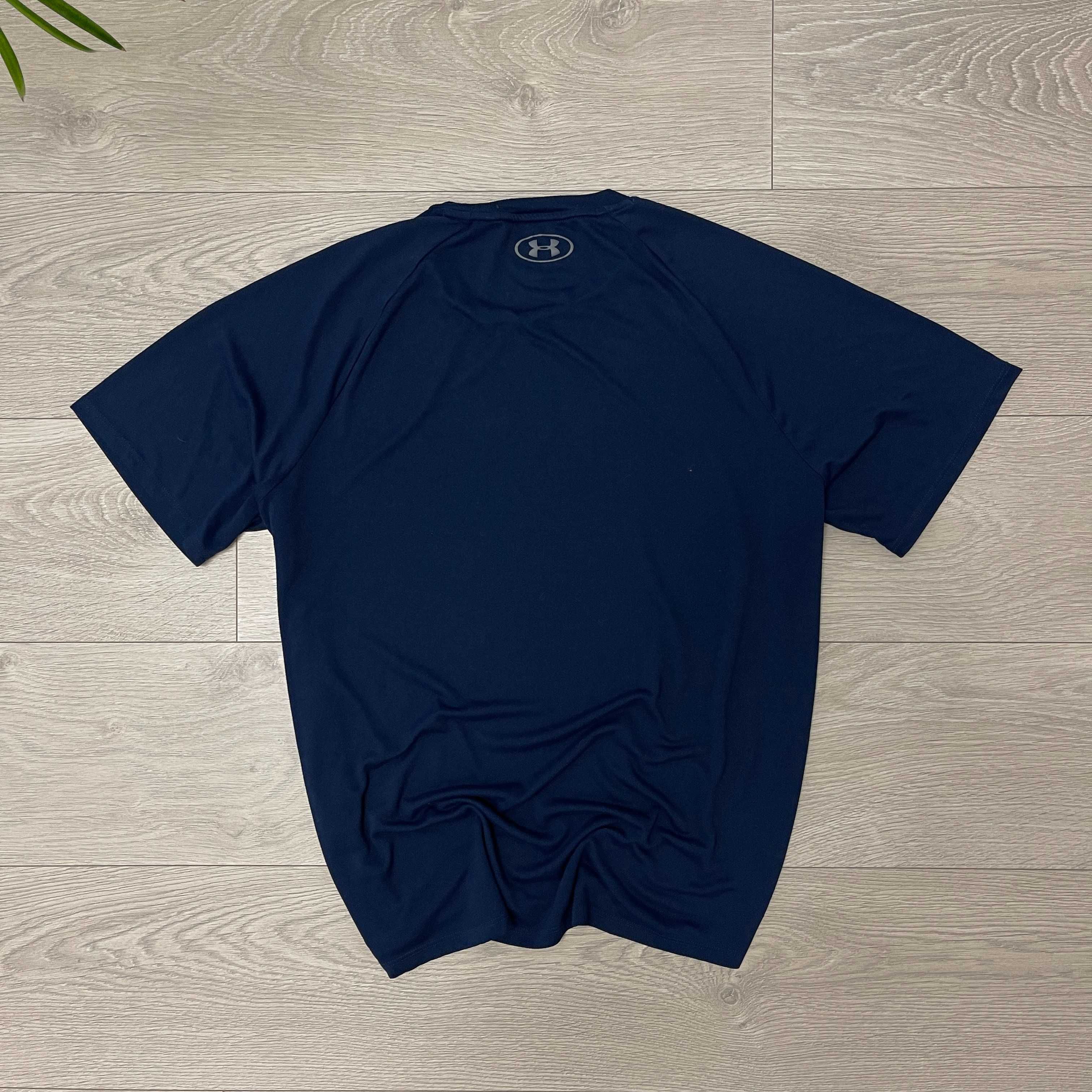 Темно синя Футболка Андер Армор Under Armour Tech Tee, Розмір L