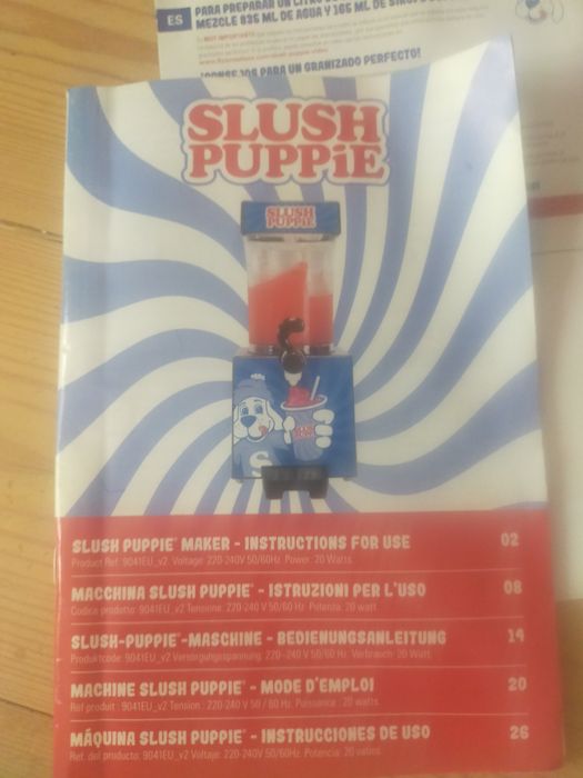 Slush Puppie maszyna do sorbetu garnity