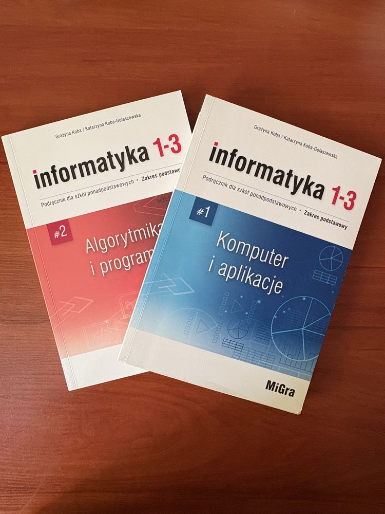 podręczniki do informatyki 1-3 zakres podsatwowy