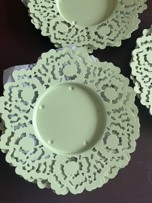 Podstawki wesele 10szt ikea szałwiowe boho glamour rustykalny ślub