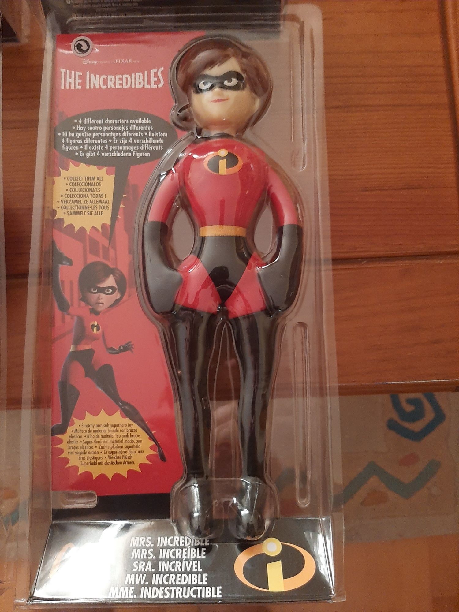 Colecao completa the incredibles/mcdonalds 2004/ 4 bonecos/figuras