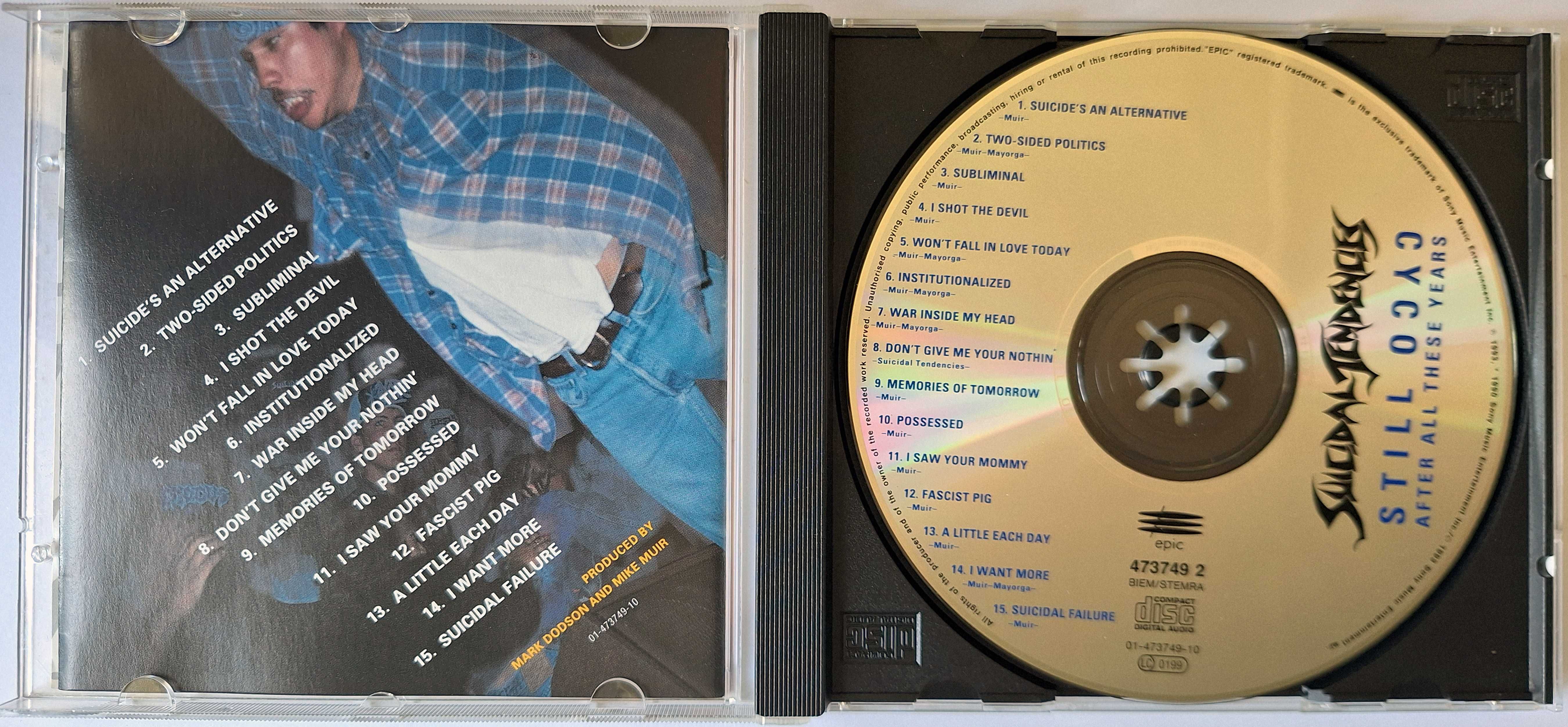 3 CD Suicidal Tendencies “Lights Camera” “Art Of Rebell” “Still Cyco”