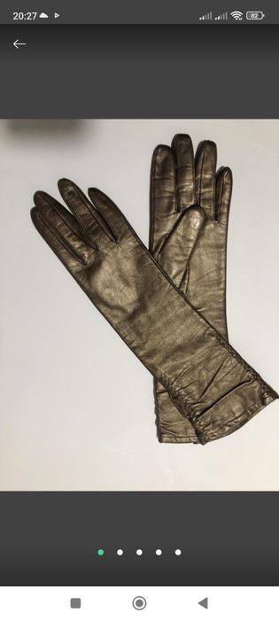Рукавички з натуральної шкіри