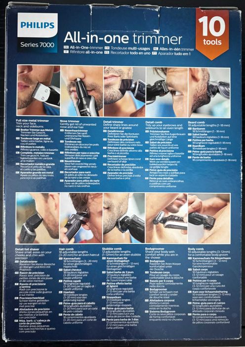 Aparador Philips Multigroom Series 7000 QG3380/16 (SELADO)