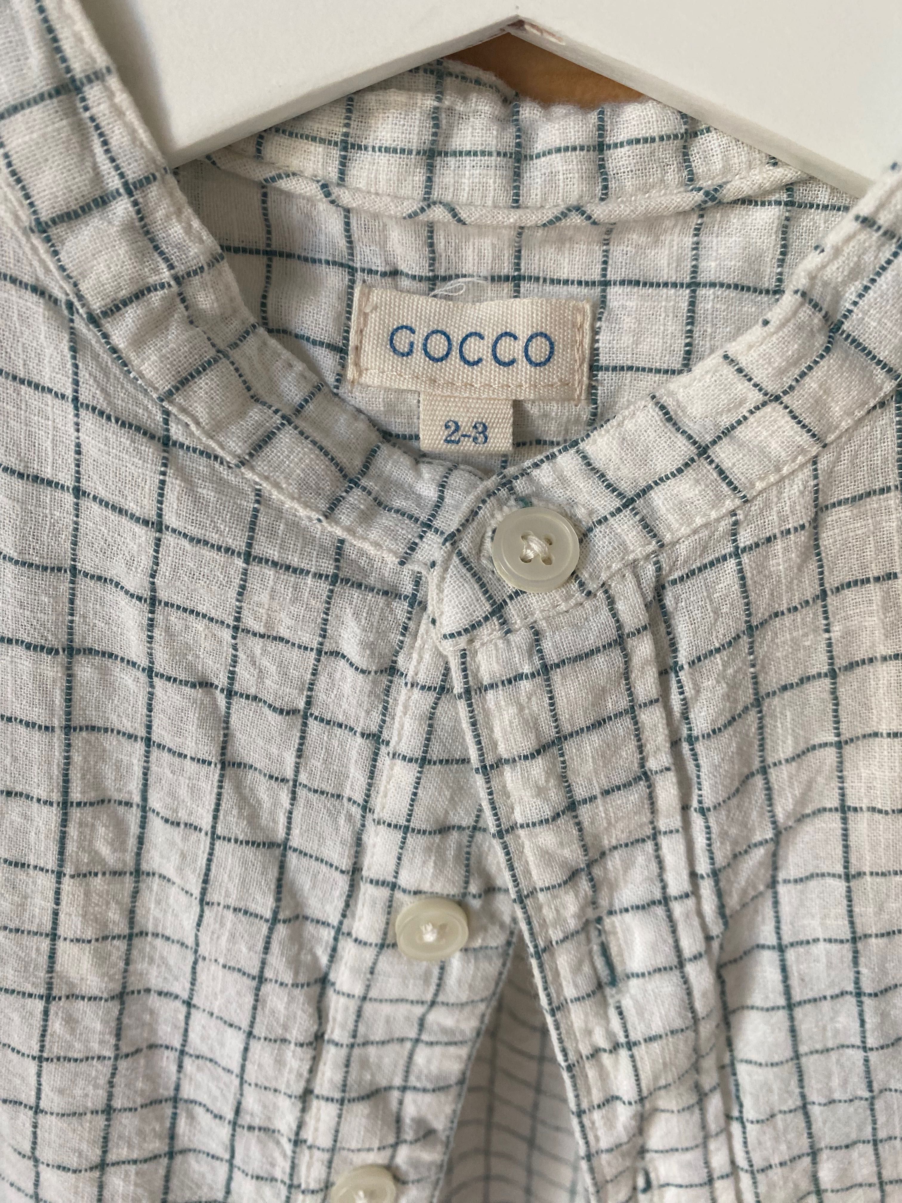 Camisa GOCCO verde e branca