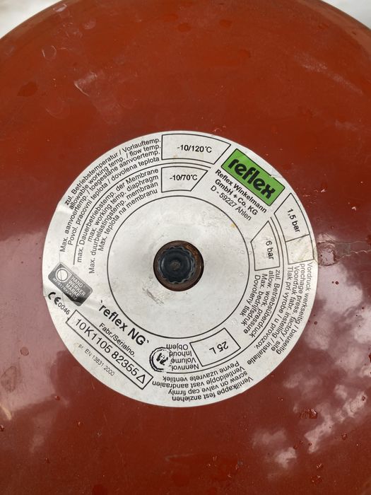 Naczynia przeponowe 25l i 12l