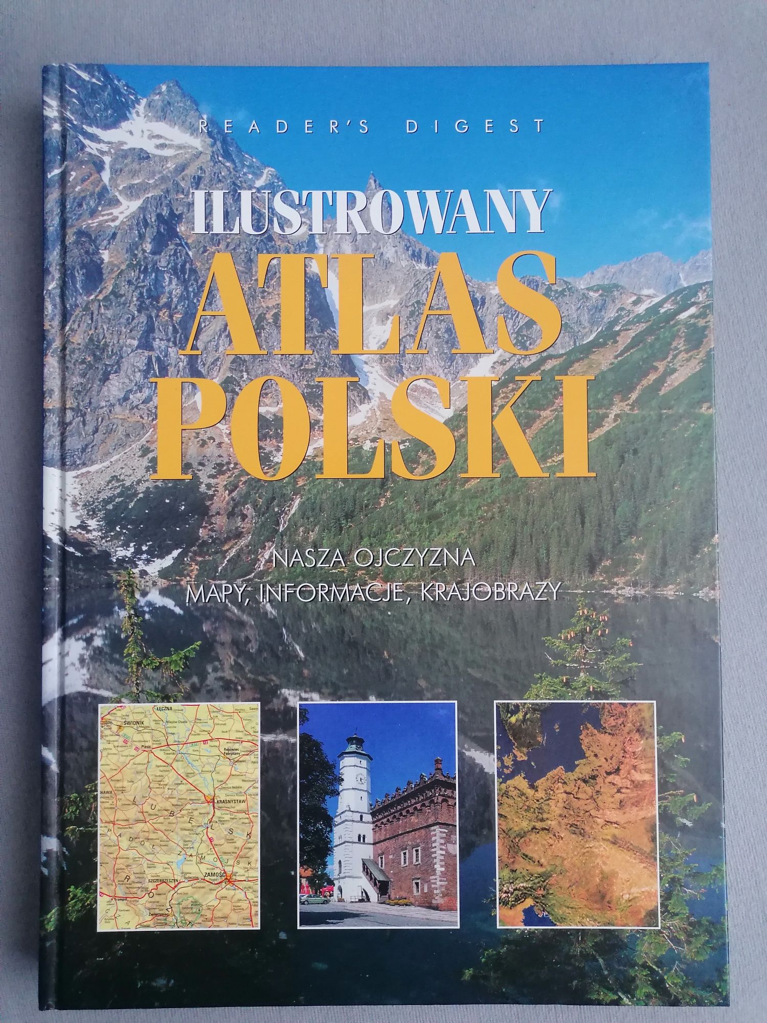 Zestaw 2 różnych Atlasów, Atlas świata oraz Atlas Polski, ilustrowany