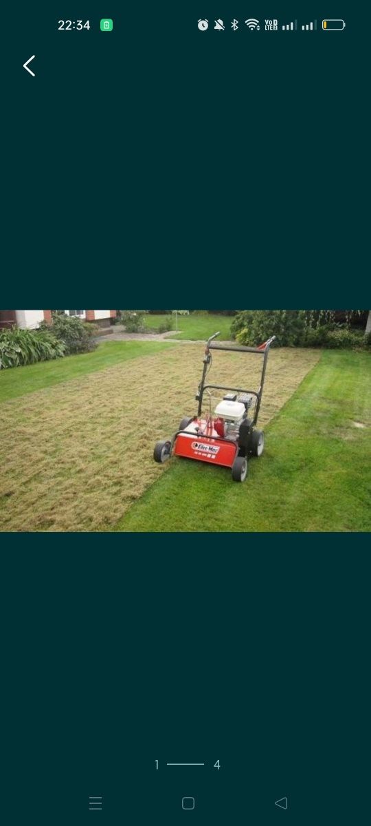 Rebak aerator, wertykulator, glebogryzarka, rowniarka ziemi w