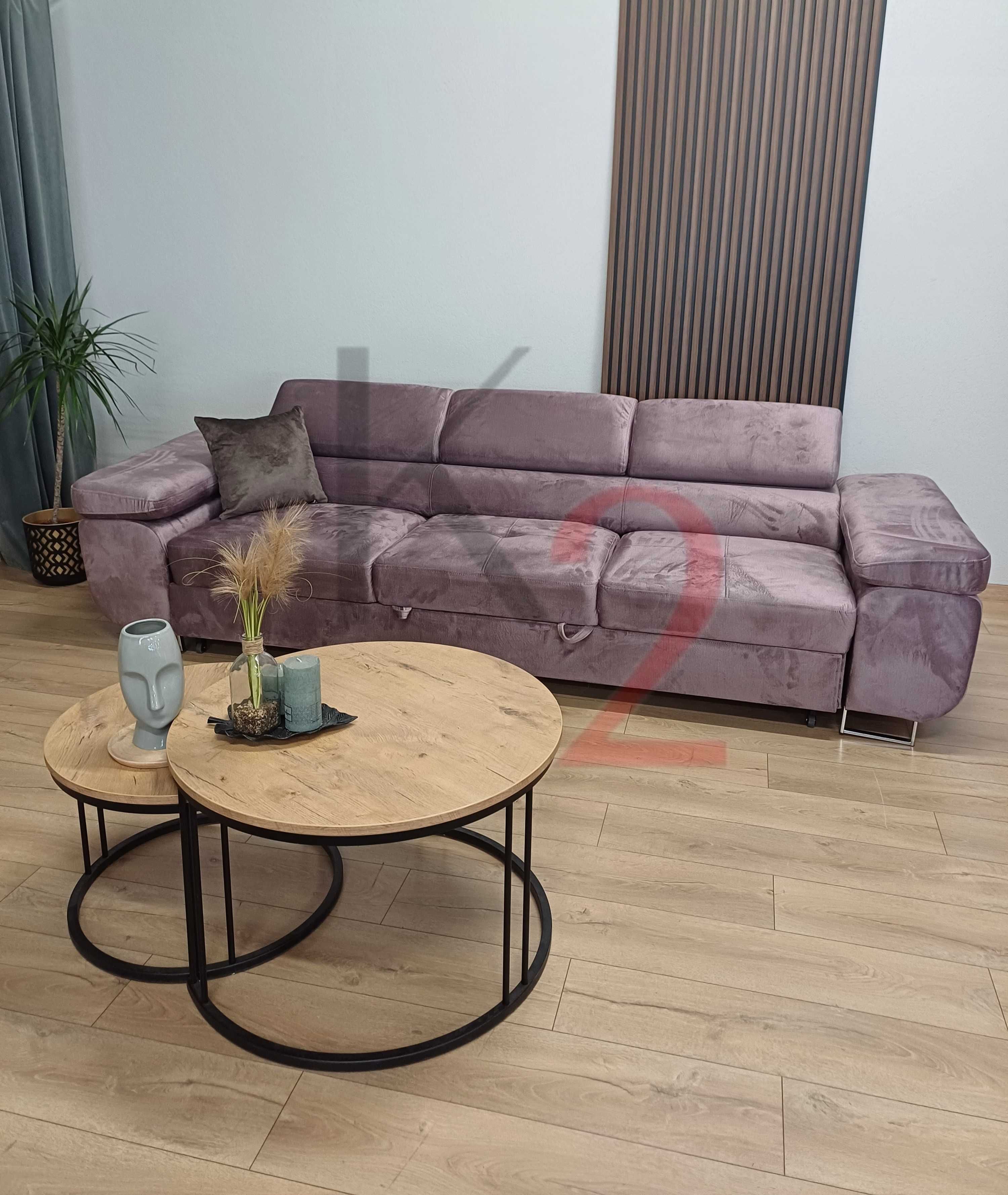 Sofa Arteon, regulowane zagłówki, funkcja spania, gratis poduszka