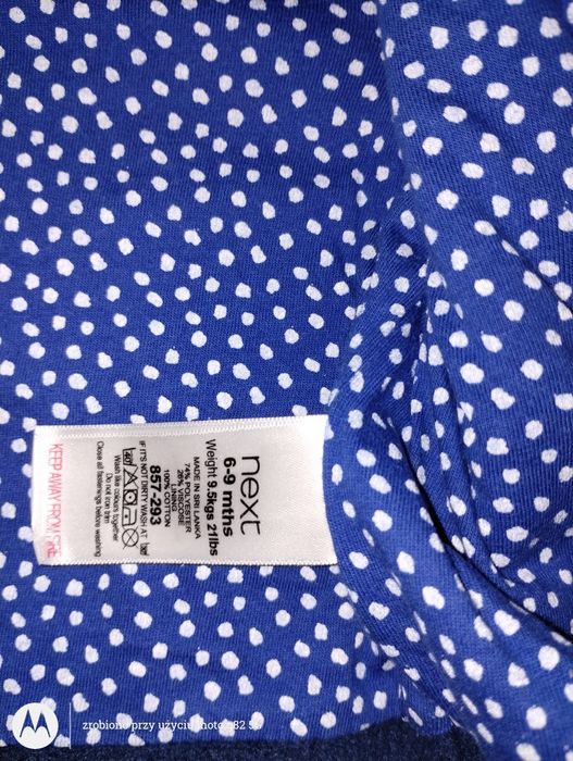 Kurtka Granatowy dziewczęcy płaszczyk rozmiar 74