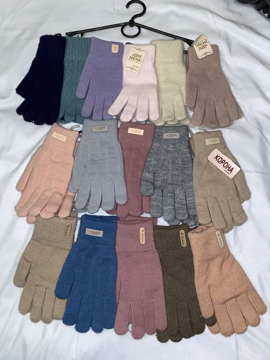 Тепленькі рукавиці перчатки варишки для підлітків і жінок