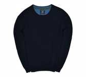 A.w Dunmore Cashmere And Seide Granatowy Sweter Męski 50