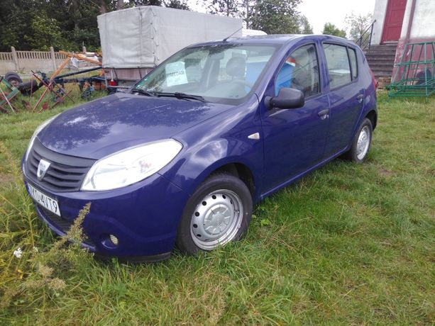 Dacia Sandero 1,4 2009 rok Bezwypadkowy oszczędny opłaty zamiana