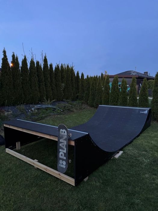 Minirampa H80 x 240 cm x 515 cm domowy skatepark