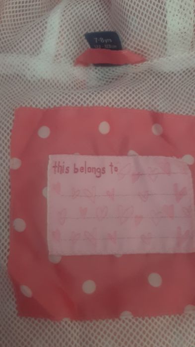 Kurtka deszczowa cienka 122 128 firmy TU