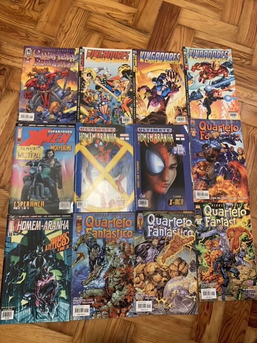 Revistas marvel devir. quarteto fantastico,homem aranha,xmen,etc