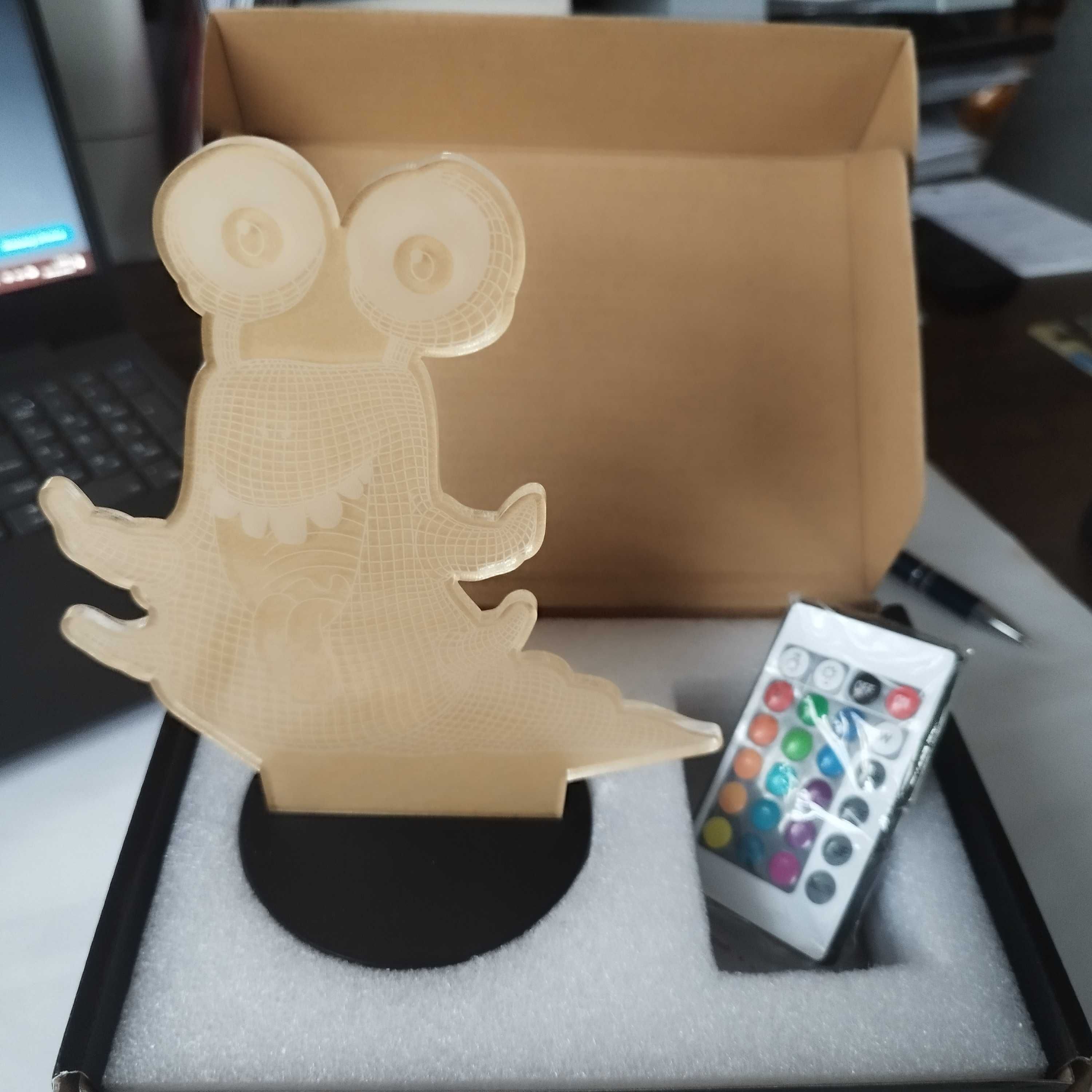 Lampka LED 3D + pilot