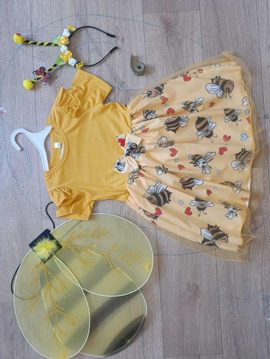 Костюм бджілка сукня бджілки на свято 6років