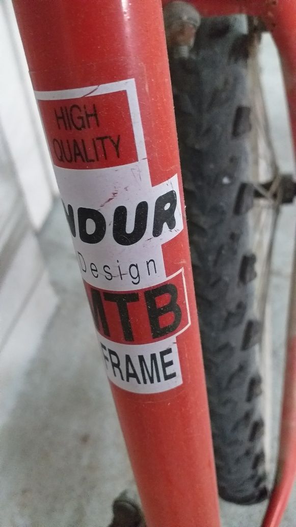 Bicicleta vermelha Indur