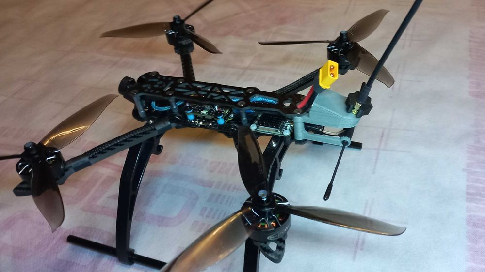 Квадрокоптер FPV Drone GPS LANDING GEAR ФПВ ДРОН 7 дюймів