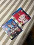 PS4 + 2 dualshock + FIFA 19 + FIFA 20