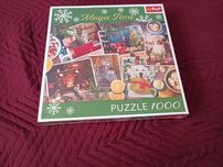 Nowe puzzle świąteczne pieski koty trefl 1000 elementów