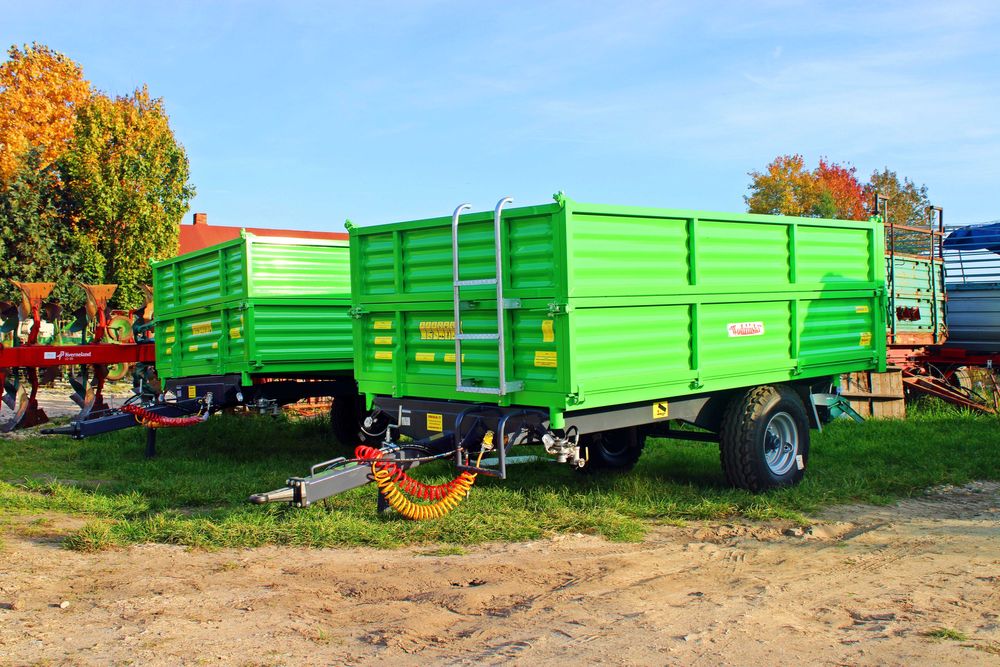 Przyczepa rolnicza 3,5t 4,5t jednoosiowa Wywrotka rolnicza HOMOLOGACJA