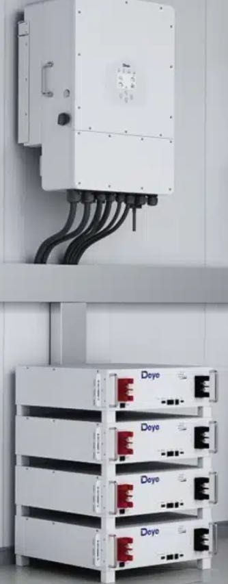 Zestaw PV 30 kWp (43x 700W Bi +DEYE 30K HP3+mag 20 kWh+BMS]-52999zł