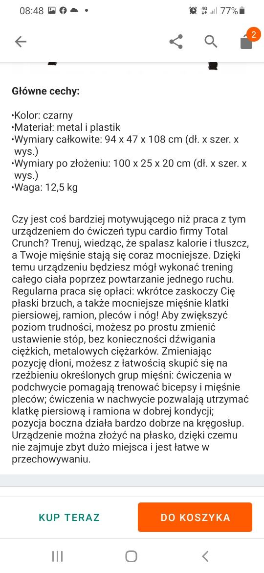 Ławka treningowa