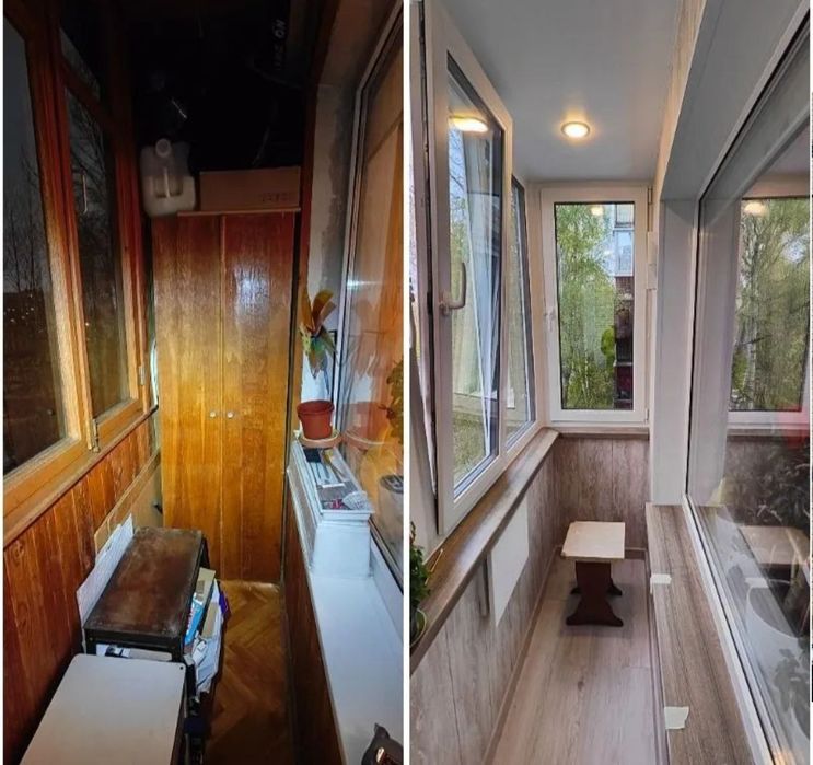 Розстрочка Утеплення Балкона Бориспіль Київська область Обшивка балкон