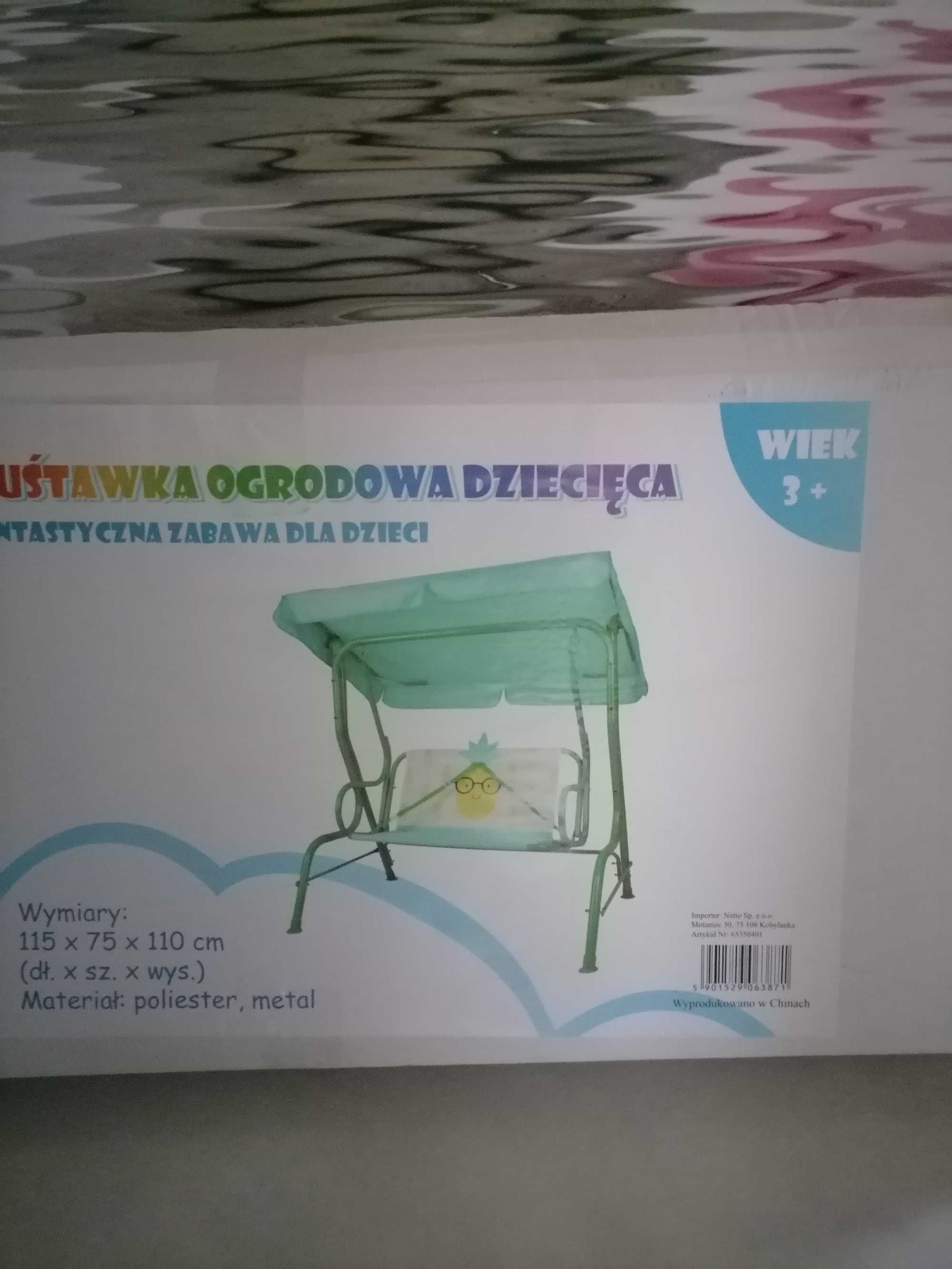 Huśtawka dla dziecka  na stelażu do domu ,ogrodu, Nowa