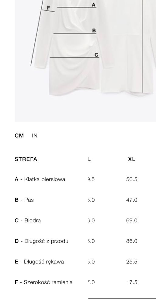 Sukienka biala z ażurowym haftem Zara XL