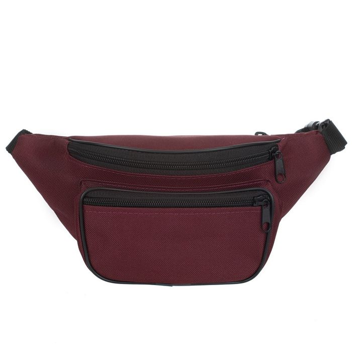 NERKA saszetka biodrówka solidna polska N001 c.bordowa