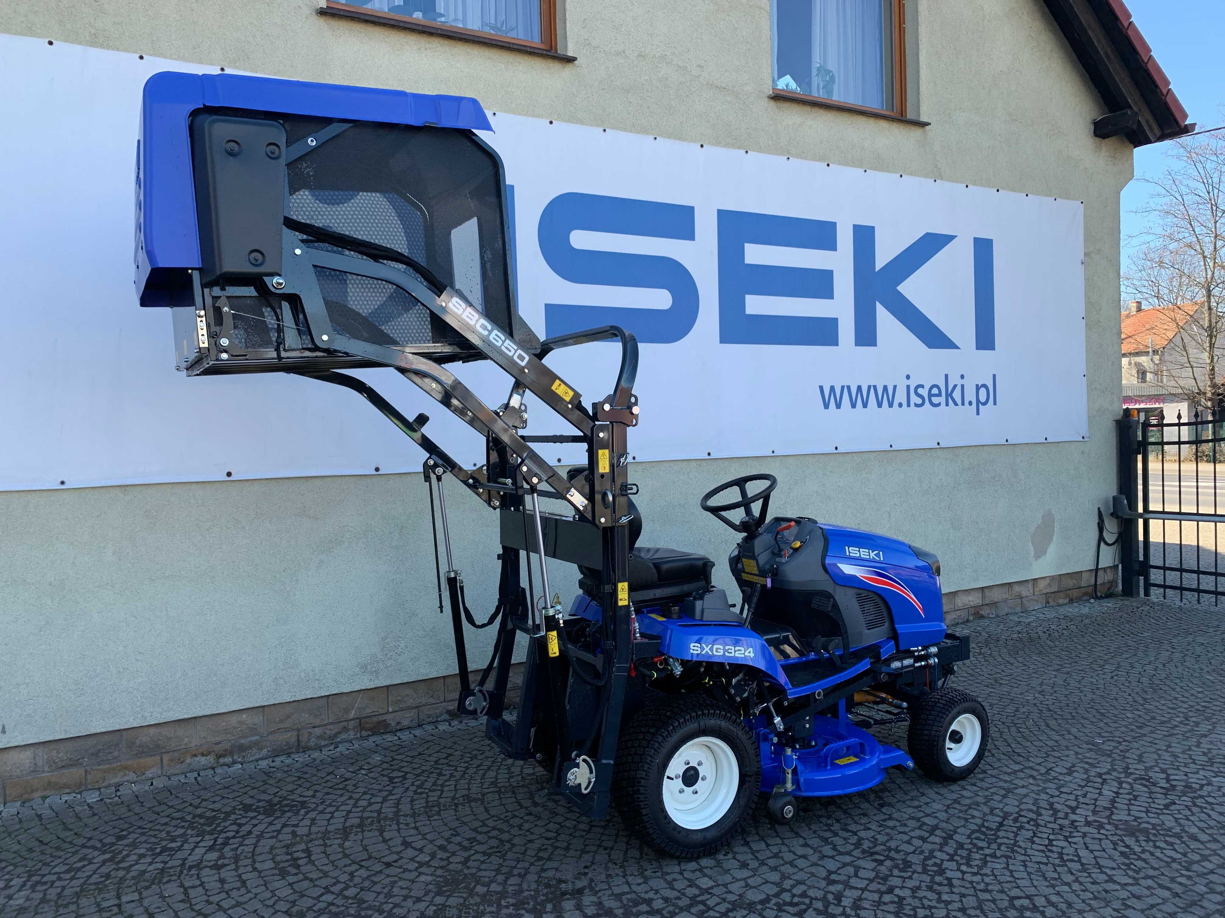 ISEKI SXG 324 wysoki wysyp, kosiarka komunalna, nowa cena brutto