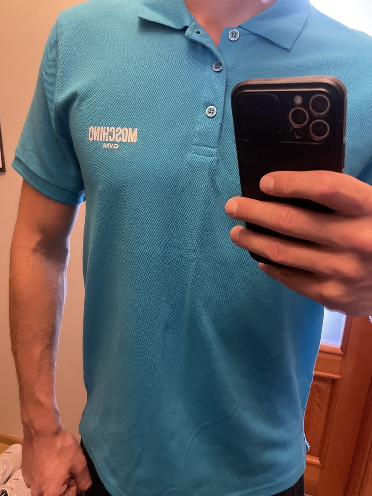 Polo Moschino koszulka nowa lekka