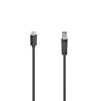 Hama Kabel USB 2.0 C – USB B, 480 Mbit/s, 1,5 m, czarny OUTLET