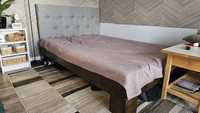 Łóżko drewniane rama i zagłówek